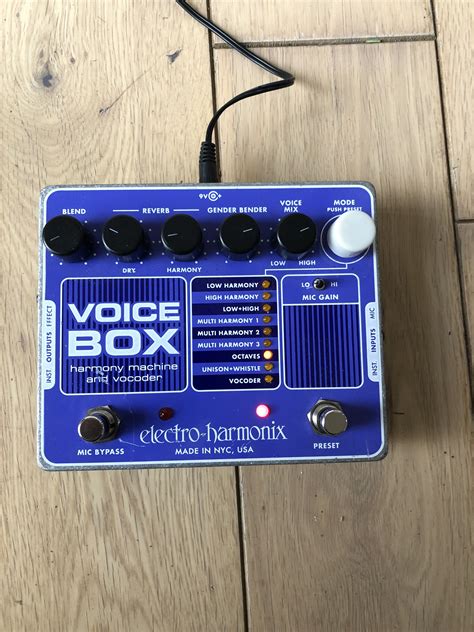 electro harmonix voice box setup|electro Harmonix voice box demo.